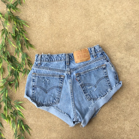 Levi's Pants - Levi Distressed Cut Off Jean Shorts